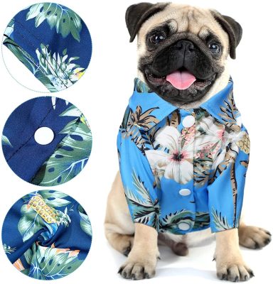 Pet-Hawaiian-Shirt-Dog-Shirts-Clothes-Summer-Beach-Camp-Shirt-Vest-Pet-Clothing-Floral-T-Shirt