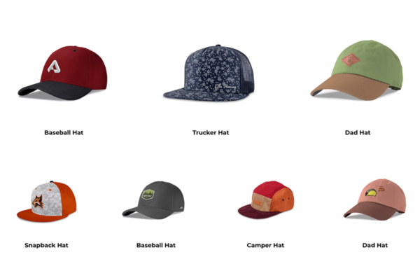 Các loại mũ phổ biến hiện nay